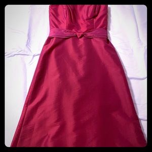 Pink Strapless Dress